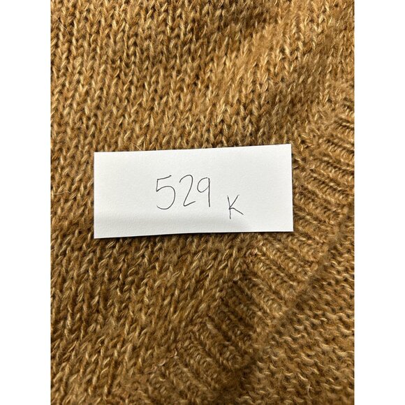 H&M Womens Open Front Cardigan Brown Knit Acrylic Pockets Sz Medium - Picture 9 of 9